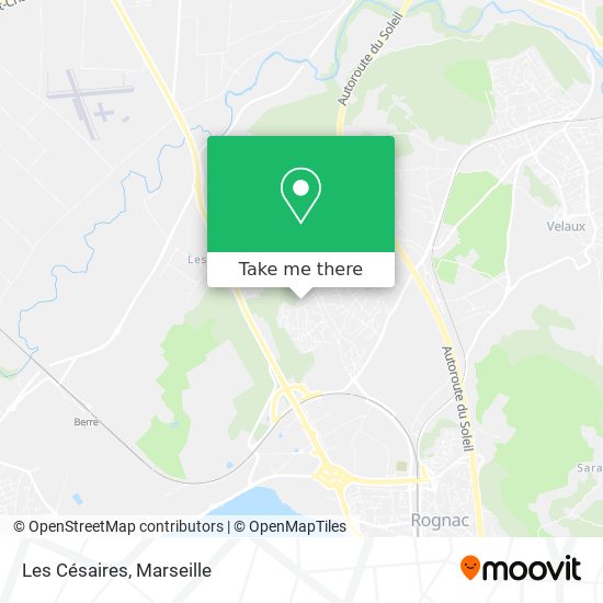Les Césaires map