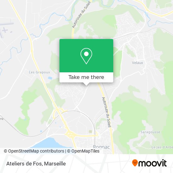 Ateliers de Fos map