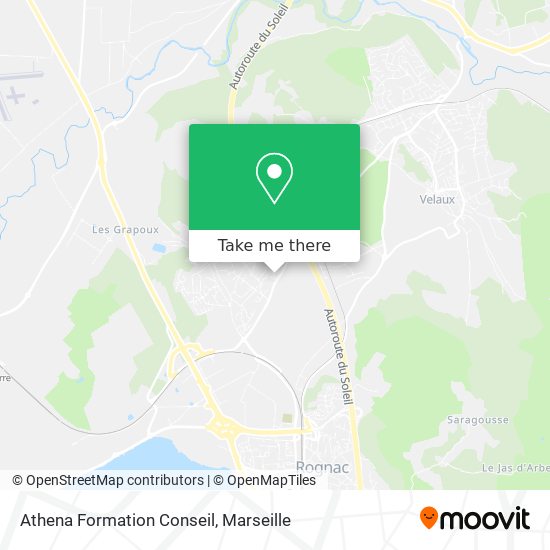 Athena Formation Conseil map