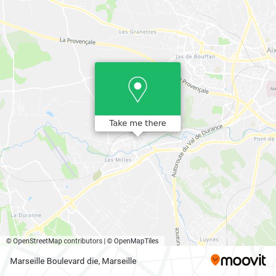 Marseille Boulevard die map