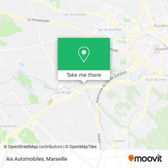 Mapa Aix Automobiles