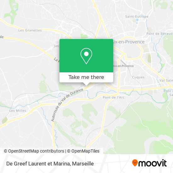 De Greef Laurent et Marina map