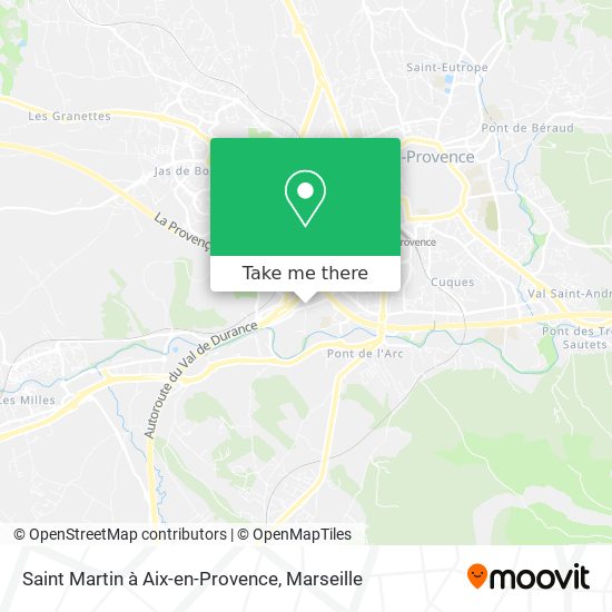 Saint Martin à Aix-en-Provence map