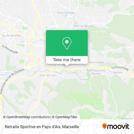 Retraite Sportive en Pays d'Aix map