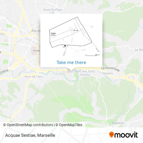 Acquae Sextiae map