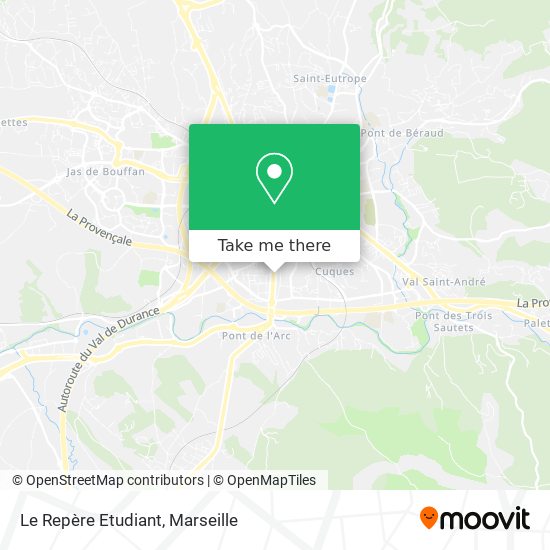 Le Repère Etudiant map
