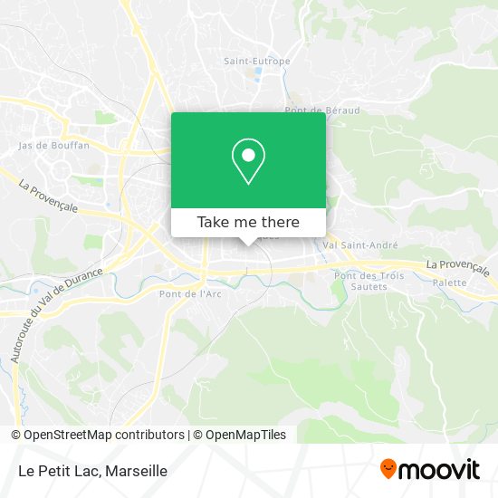 Le Petit Lac map