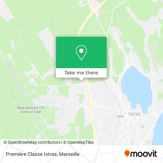 Première Classe Istres map