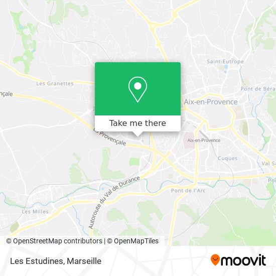 Les Estudines map