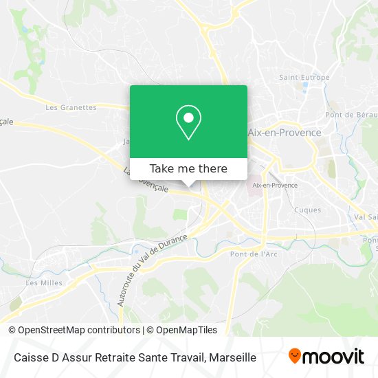 Caisse D Assur Retraite Sante Travail map