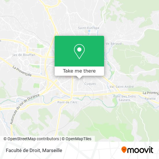Faculté de Droit map