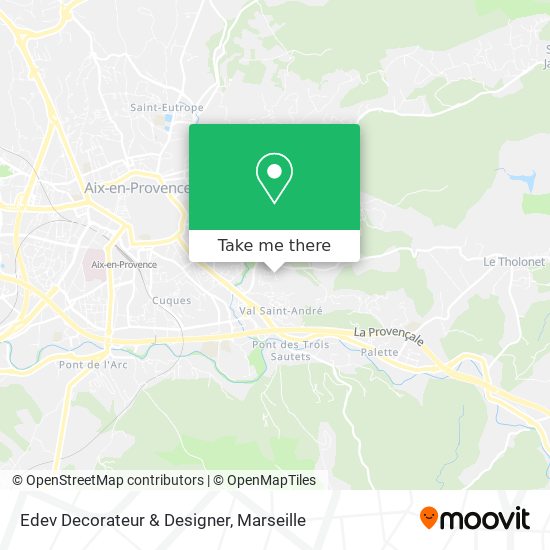 Edev Decorateur & Designer map