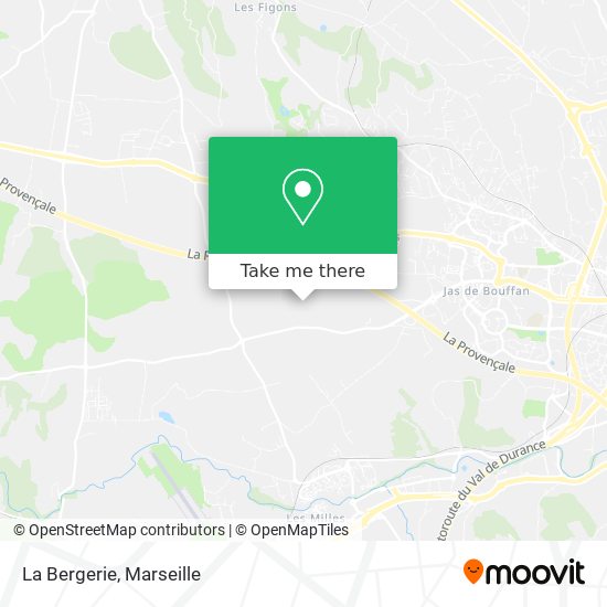 La Bergerie map