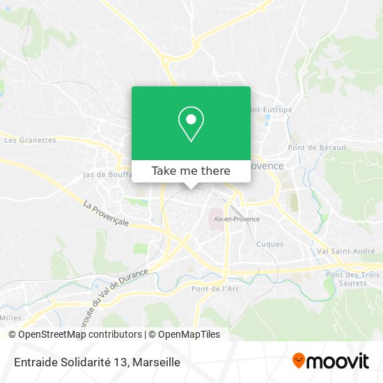 Entraide Solidarité 13 map