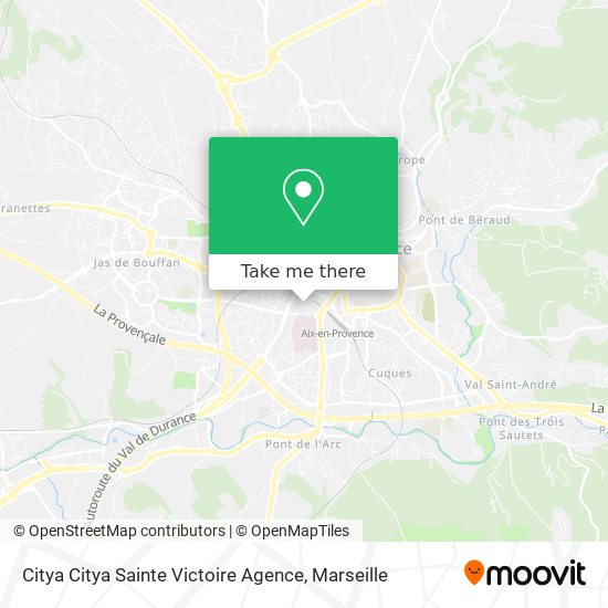 Citya Citya Sainte Victoire Agence map