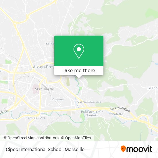 Cipec International School map