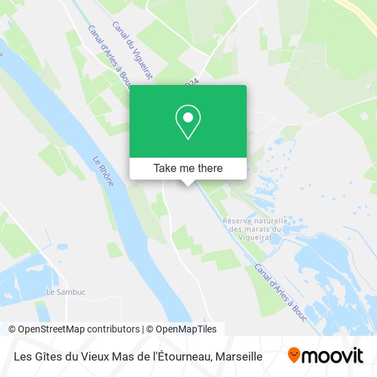 Les Gîtes du Vieux Mas de l'Étourneau map