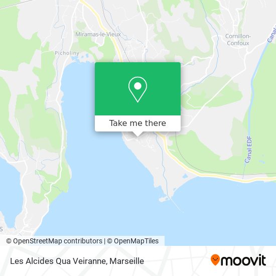 Les Alcides Qua Veiranne map