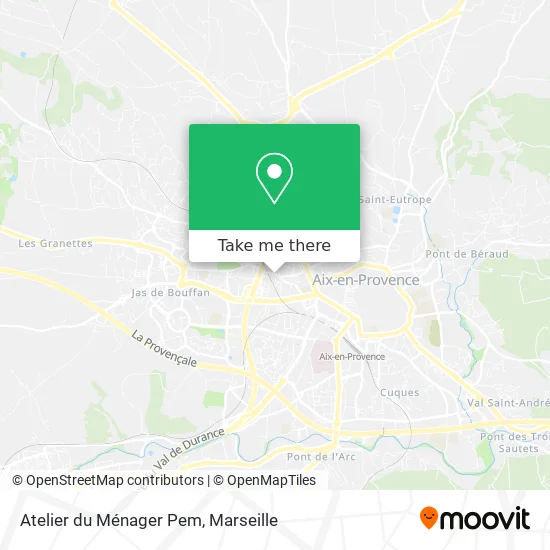 Atelier du Ménager Pem map