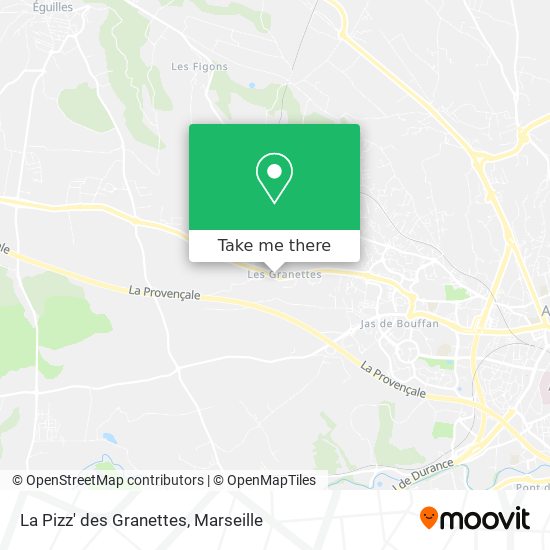 La Pizz' des Granettes map