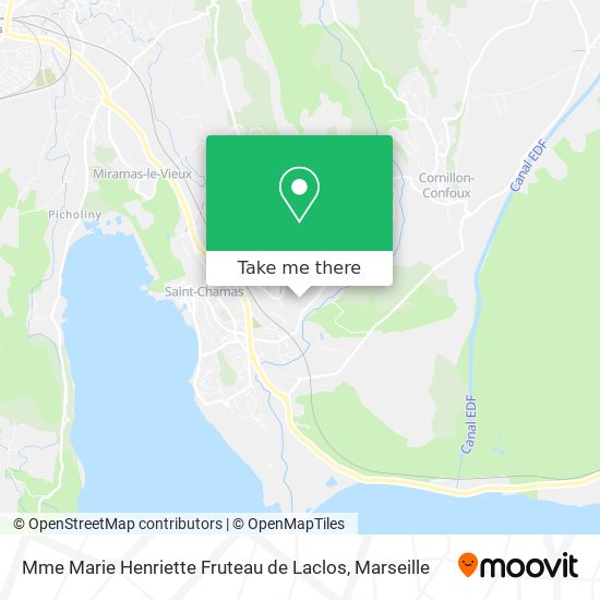 Mme Marie Henriette Fruteau de Laclos map