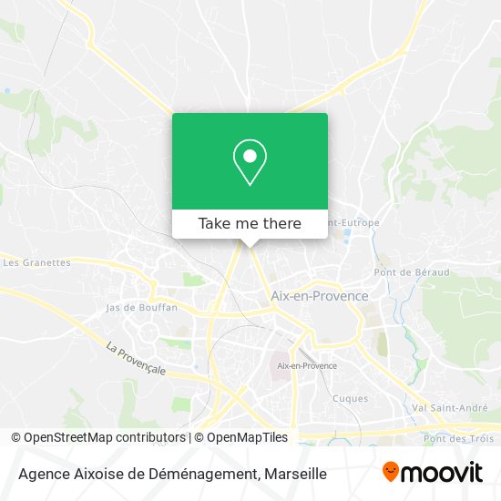 Agence Aixoise de Déménagement map