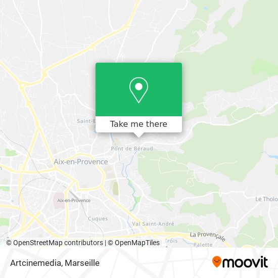 Artcinemedia map