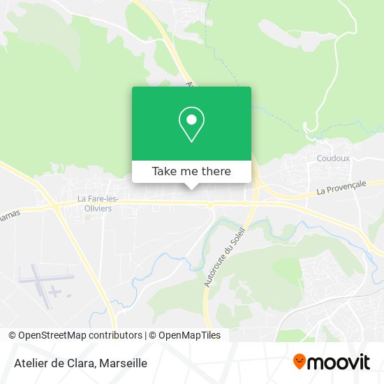 Atelier de Clara map