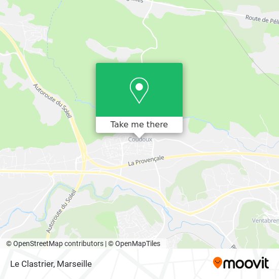 Le Clastrier map