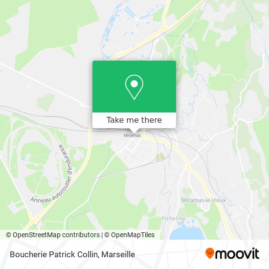 Boucherie Patrick Collin map