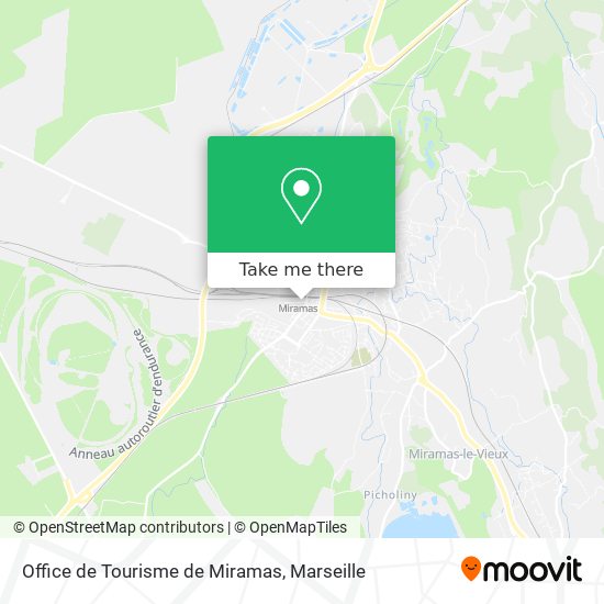 Mapa Office de Tourisme de Miramas