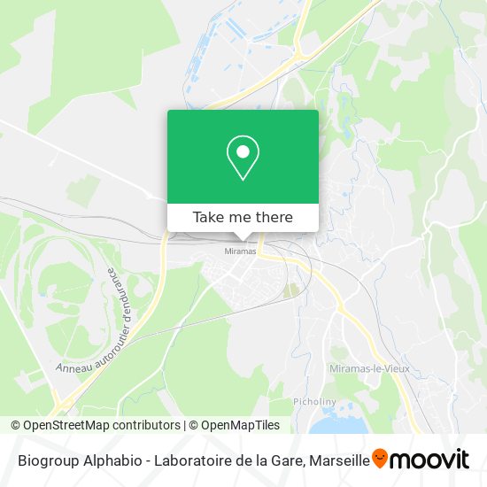Biogroup Alphabio - Laboratoire de la Gare map