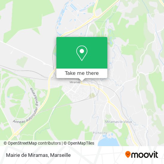 Mairie de Miramas map