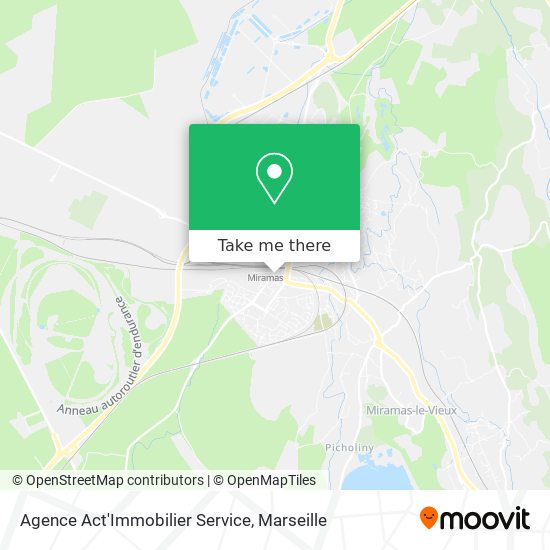 Mapa Agence Act'Immobilier Service