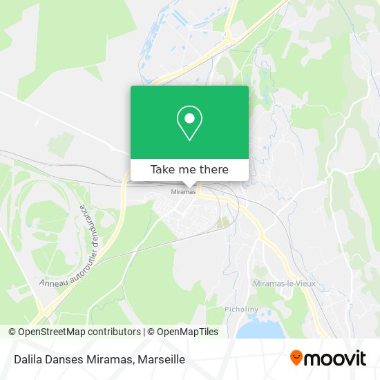 Dalila Danses Miramas map