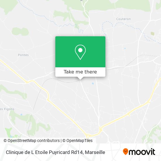 Clinique de L Etoile Puyricard Rd14 map