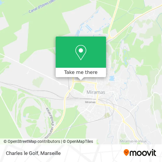 Charles le Golf map