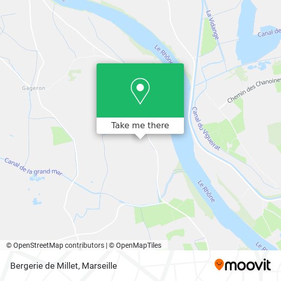 Bergerie de Millet map