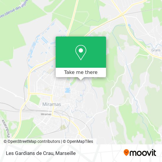 Les Gardians de Crau map