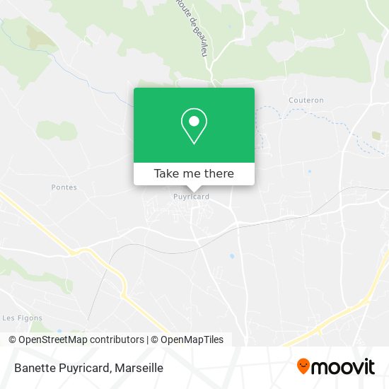 Banette Puyricard map