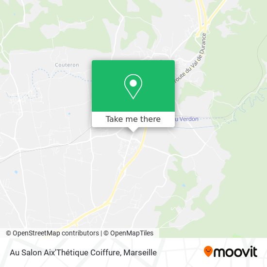 Au Salon Aix'Thétique Coiffure map