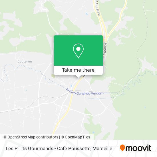 Les P'Tits Gourmands - Café Poussette map