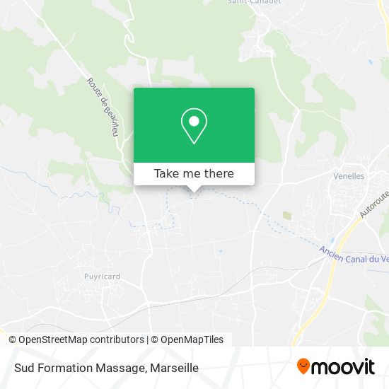 Sud Formation Massage map