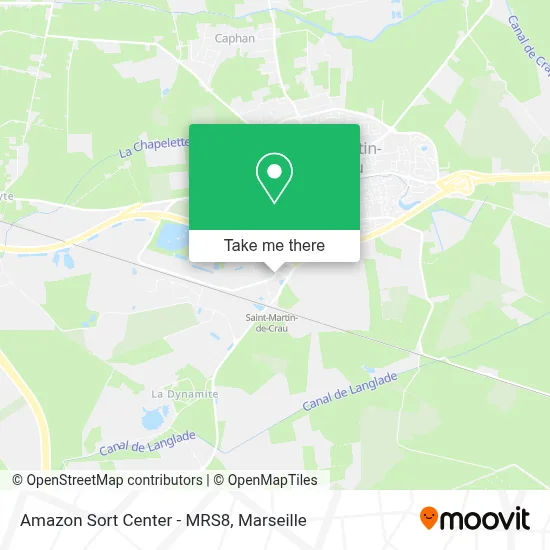 Amazon Sort Center - MRS8 map