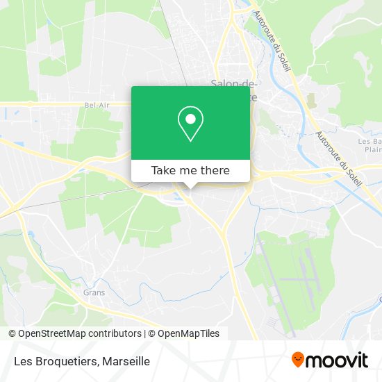 Les Broquetiers map