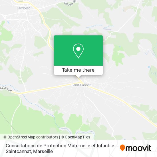 Consultations de Protection Maternelle et Infantile Saintcannat map