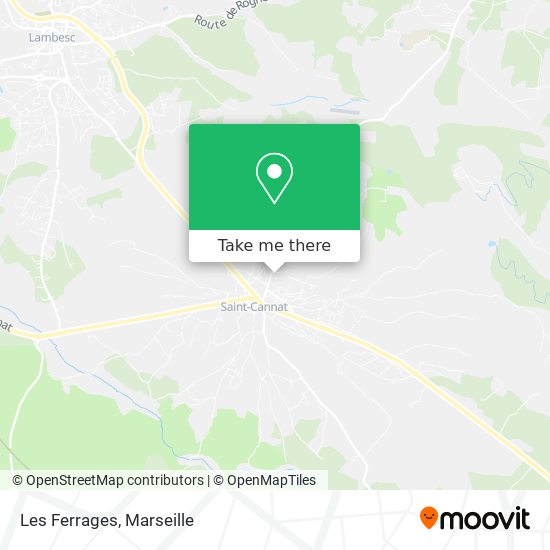 Les Ferrages map