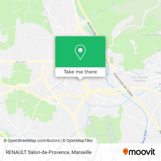 Mapa RENAULT Salon-de-Provence