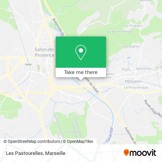 Les Pastourelles map
