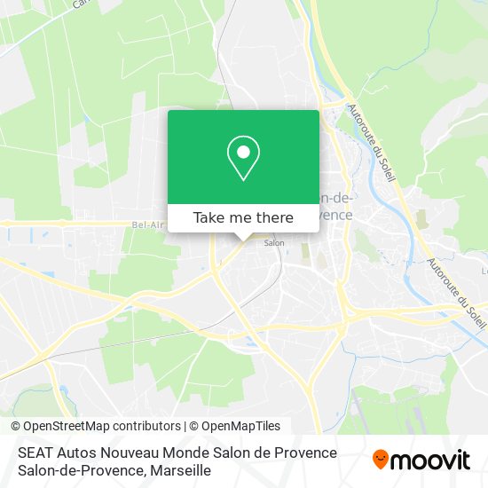 SEAT Autos Nouveau Monde Salon de Provence Salon-de-Provence map